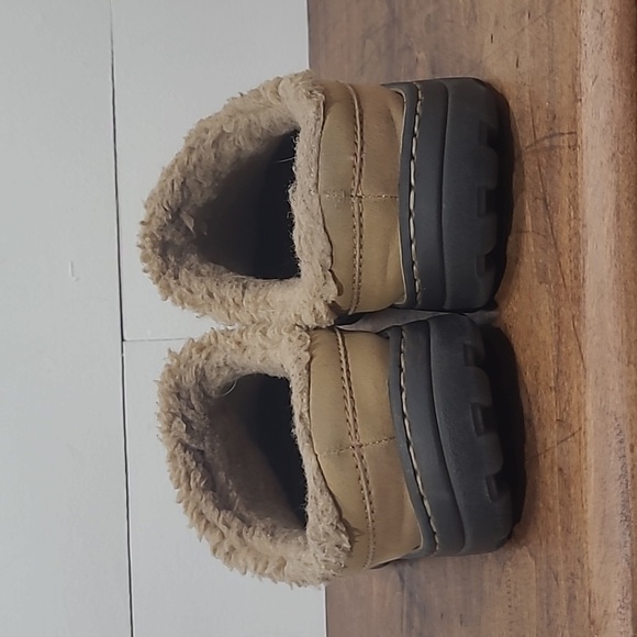 DREW Palmer Clog Brown Microsuede Slipper Clogs Men\'s sz 10.5 main image 10